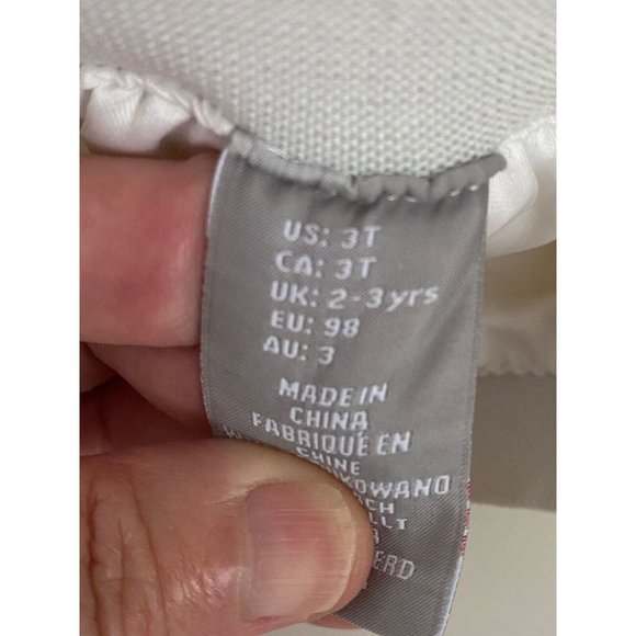 Toddler Girls Cream and Silver Faux Fur Skirt Size 3T Fuzzy Warm Stylish Elastic - Picture 15 of 16